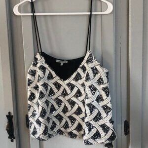 Charlotte Russe Sequin Crop Top